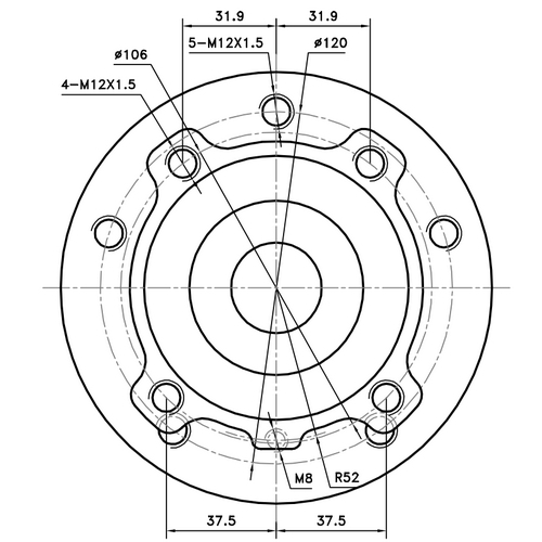 Z89189R — ZIKMAR — Ступица передняя