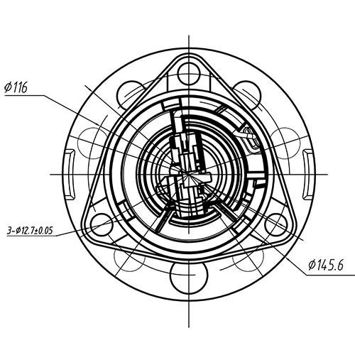 Z89191R — ZIKMAR — Ступица передняя