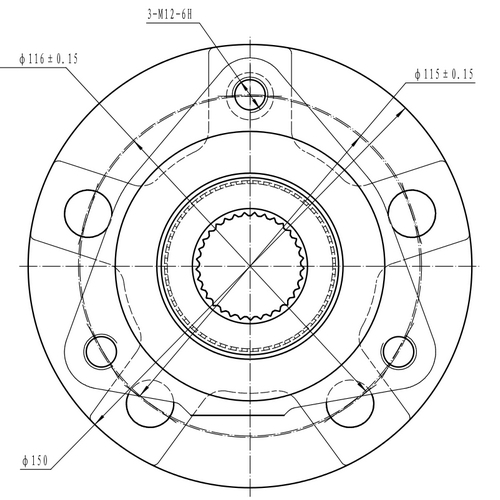 Z89197R — ZIKMAR — Ступица передняя