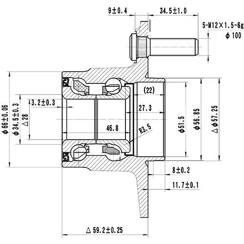 Z89203R — ZIKMAR — Ступица задняя