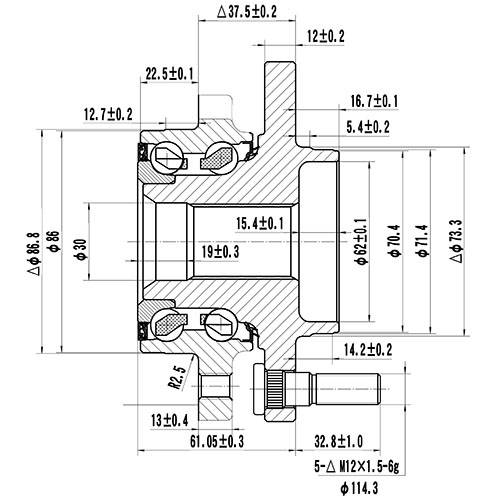 Z89207R — ZIKMAR — Ступица передняя