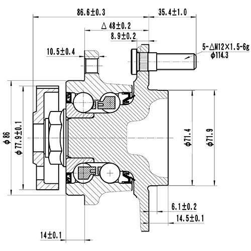 Z89208R — ZIKMAR — Ступица задняя