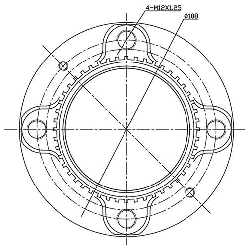 Z89219R — ZIKMAR — Ступица задняя