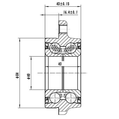 Z89223R — ZIKMAR — Ступица передняя