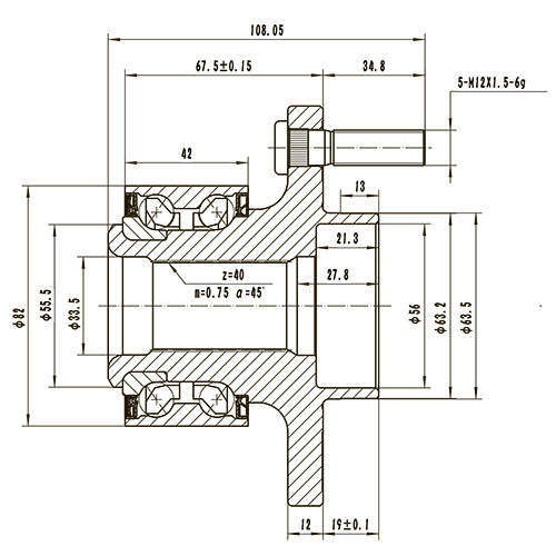 Z89227R — ZIKMAR — Ступица передняя