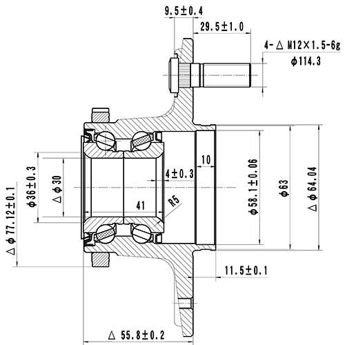 Z89237R — ZIKMAR — Ступица задняя