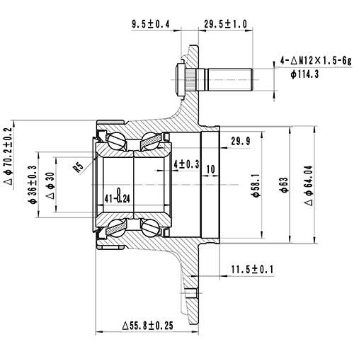 Z89238R — ZIKMAR — Ступица задняя