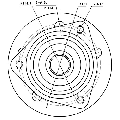 Z89264R — ZIKMAR — Ступица передняя