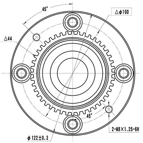 Z89273R — ZIKMAR — Ступица задняя