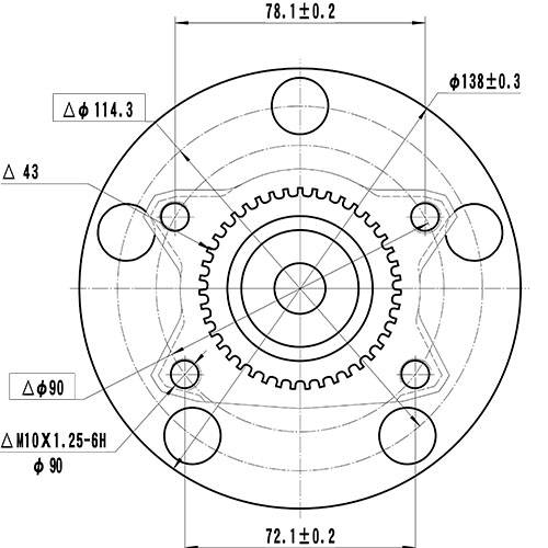 Z89278R — ZIKMAR — Ступица задняя