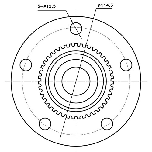 Z89282R — ZIKMAR — Ступица задняя