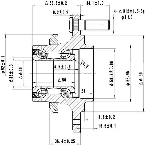 Z89286R — ZIKMAR — Ступица задняя