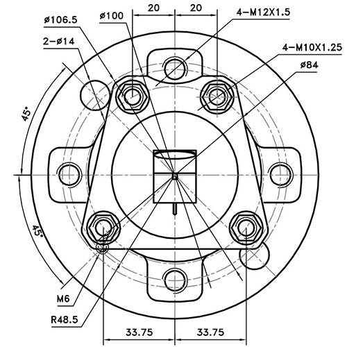 Z89289R — ZIKMAR — Ступица задняя