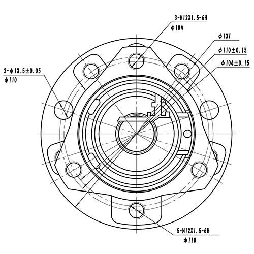 Z89298R — ZIKMAR — Ступица передняя