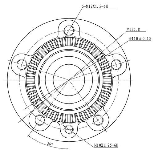 Z89299R — ZIKMAR — Ступица передняя