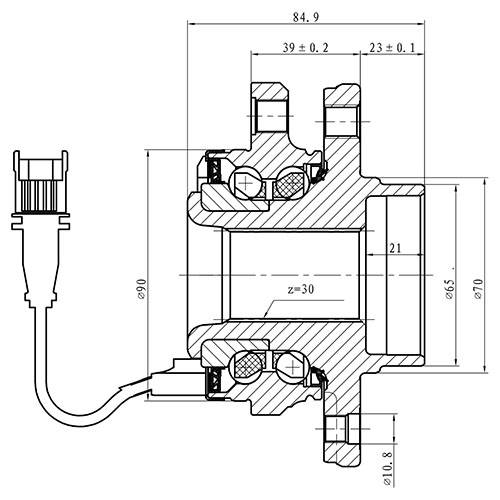 Z89300R — ZIKMAR — Ступица передняя