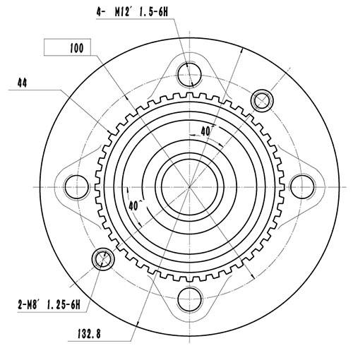 Z89305R — ZIKMAR — Ступица задняя