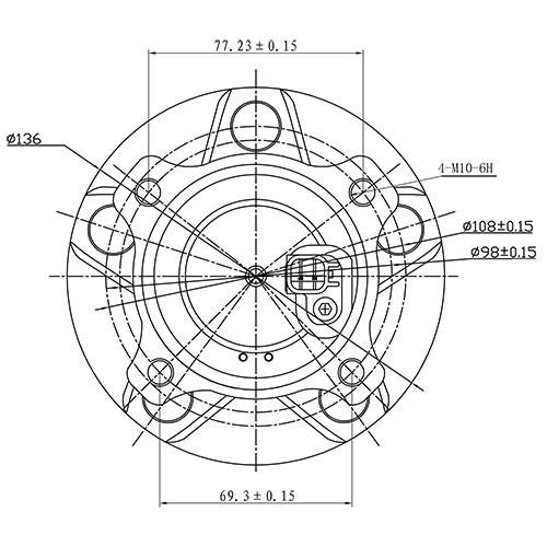 Z89327R — ZIKMAR — Ступица задняя