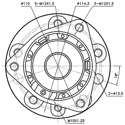 Z89349R — ZIKMAR — Ступица передняя