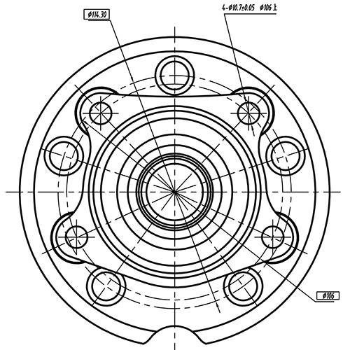 Z89353R — ZIKMAR — Ступица задняя