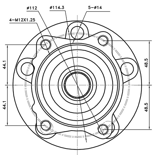 Z89354R — ZIKMAR — Ступица задняя