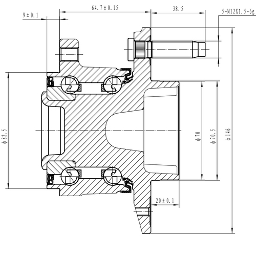 Z89362R — ZIKMAR — Ступица задняя