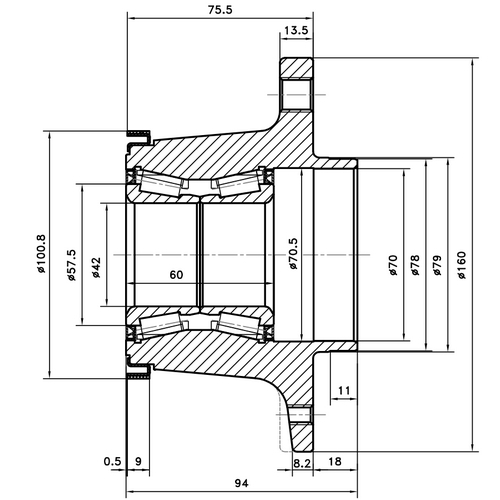 Z89364R — ZIKMAR — Ступица задняя