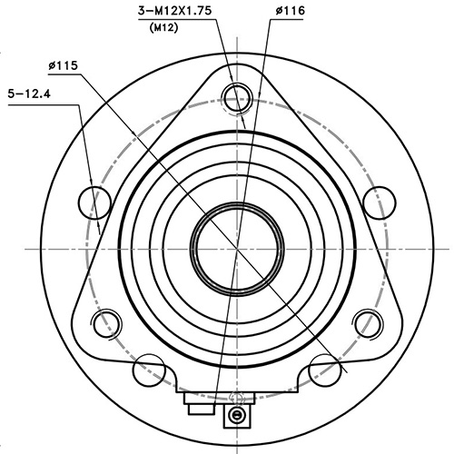 Z89372R — ZIKMAR — Ступица передняя