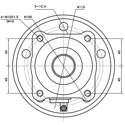 Z89373R — ZIKMAR — Ступица задняя