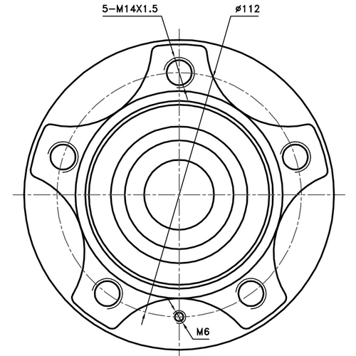 Z89376R — ZIKMAR — Ступица задняя