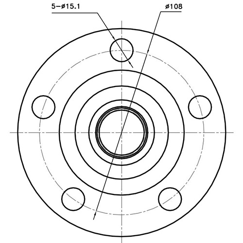 Z89406R — ZIKMAR — Ступица передняя