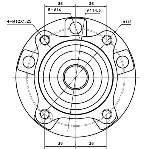 Z89417R — ZIKMAR — Ступица передняя