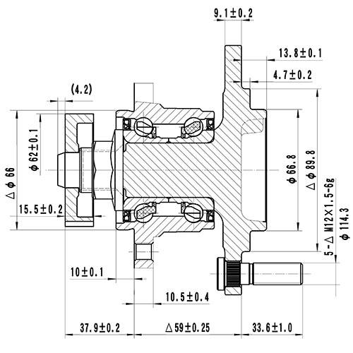 Z89420R — ZIKMAR — Ступица задняя в сборе