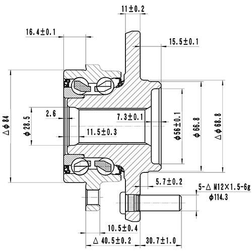 Z89423R — ZIKMAR — Ступица передняя в сборе