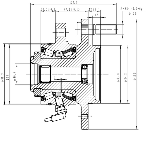 Z89431R — ZIKMAR — Ступица передняя