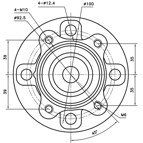 Z89438R — ZIKMAR — Ступица задняя