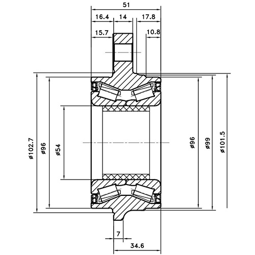 Z89441R — ZIKMAR — Ступица передняя