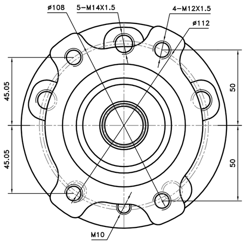 Z89462R — ZIKMAR — Ступица задняя