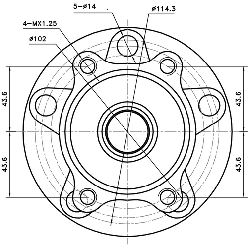 Z89469R — ZIKMAR — Ступица задняя