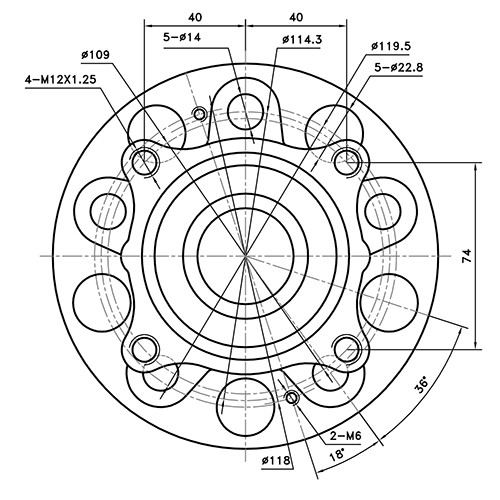 Z89476R — ZIKMAR — Ступица задняя