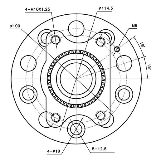 Z89492R — ZIKMAR — Ступица задняя