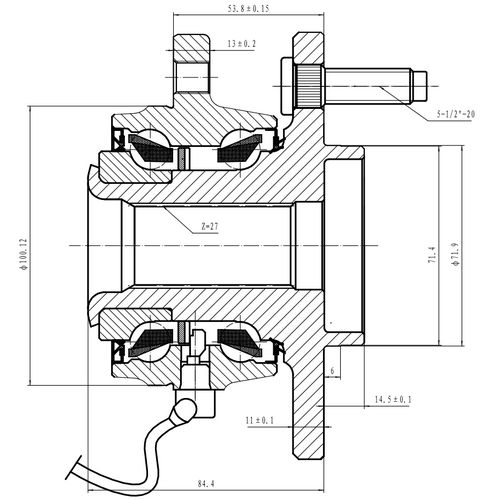 Z89494R — ZIKMAR — Ступица передняя