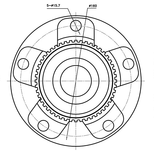 Z89511R — ZIKMAR — Ступица задняя