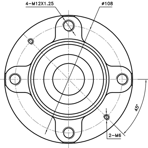 Z89562R — ZIKMAR — Ступица задняя