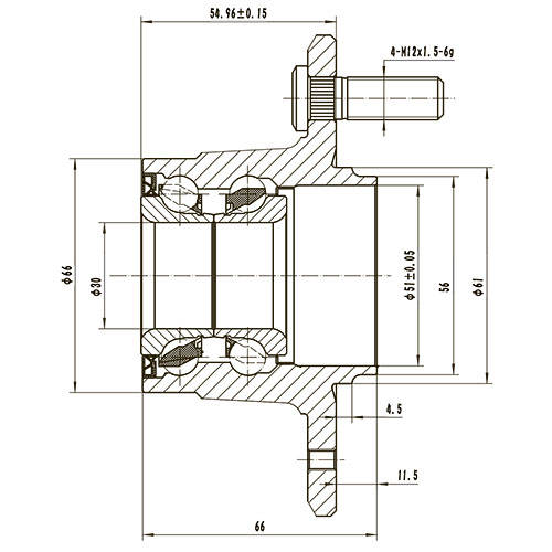 Z89578R — ZIKMAR — Ступица задняя