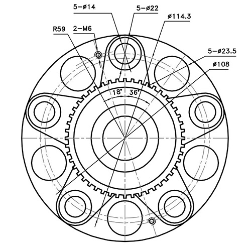 Z89587R — ZIKMAR — Ступица задняя