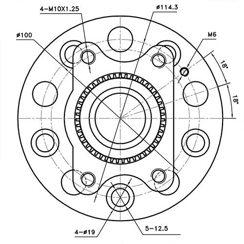 Z89609R — ZIKMAR — Ступица задняя