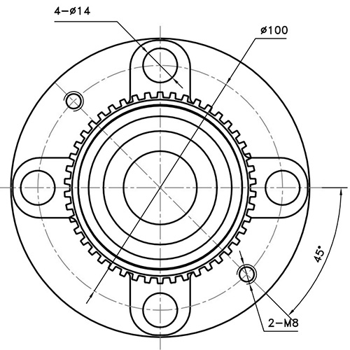 Z89613R — ZIKMAR — Ступица задняя