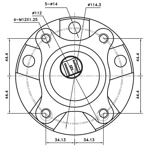 Z89618R — ZIKMAR — Ступица передняя