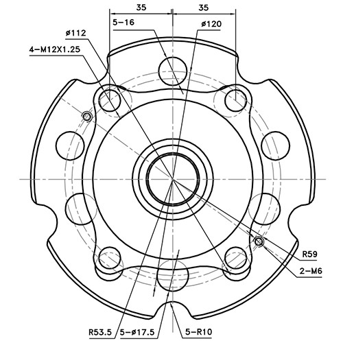 Z89628R — ZIKMAR — Ступица задняя